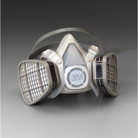 3M Half Facepiece Disposable Respirator Assembly 5101, Organic Vapor, Small 12 7000126024